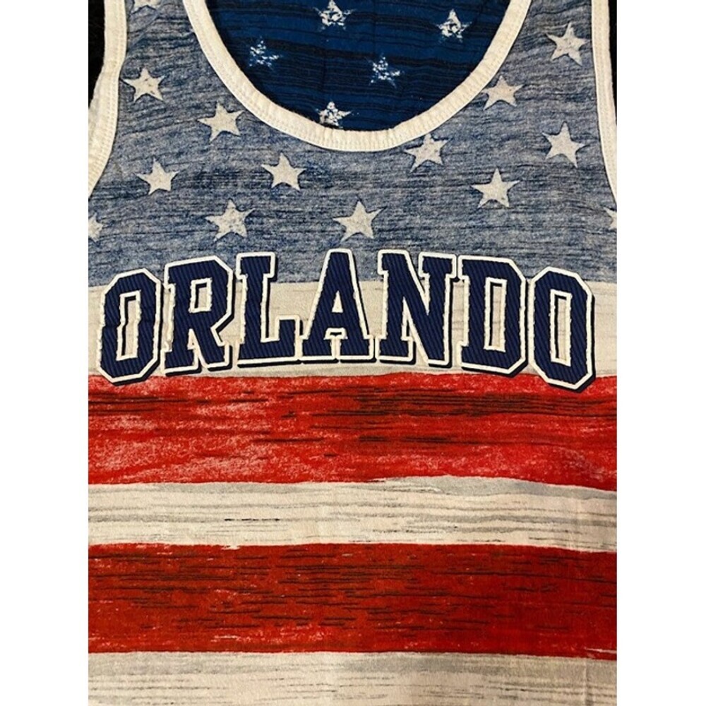 U.S. Apparel Boy's Patriotic Cotton Tank Top - Picture 3 of 8